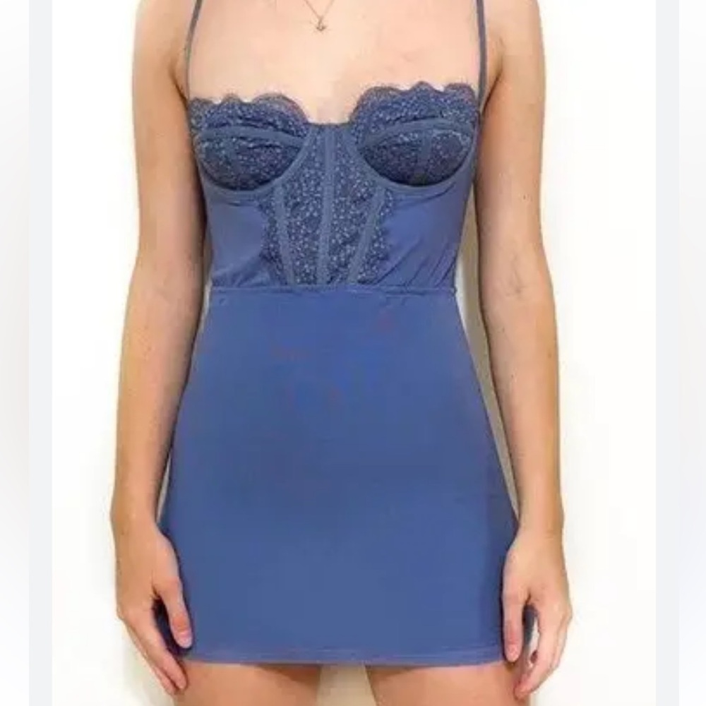 NWT Urban Outfitters Mini Lace Bustier Dress